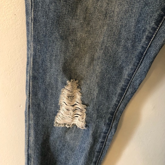 Life in Progress destroyed distressed Ankle Jeans pants size 25 - Picture 6 of 13